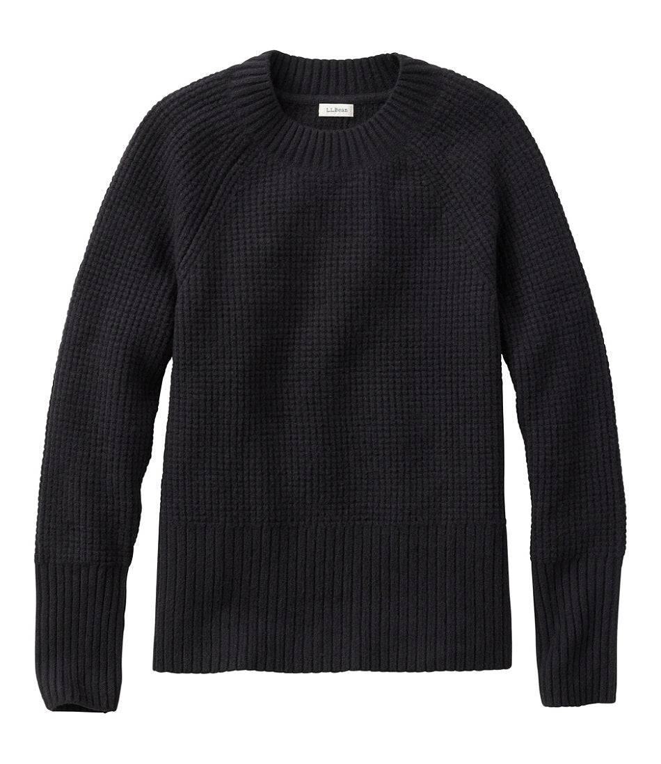 Women's SuperSoft Waffle Sweater, Crewneck | L.L.Bean online