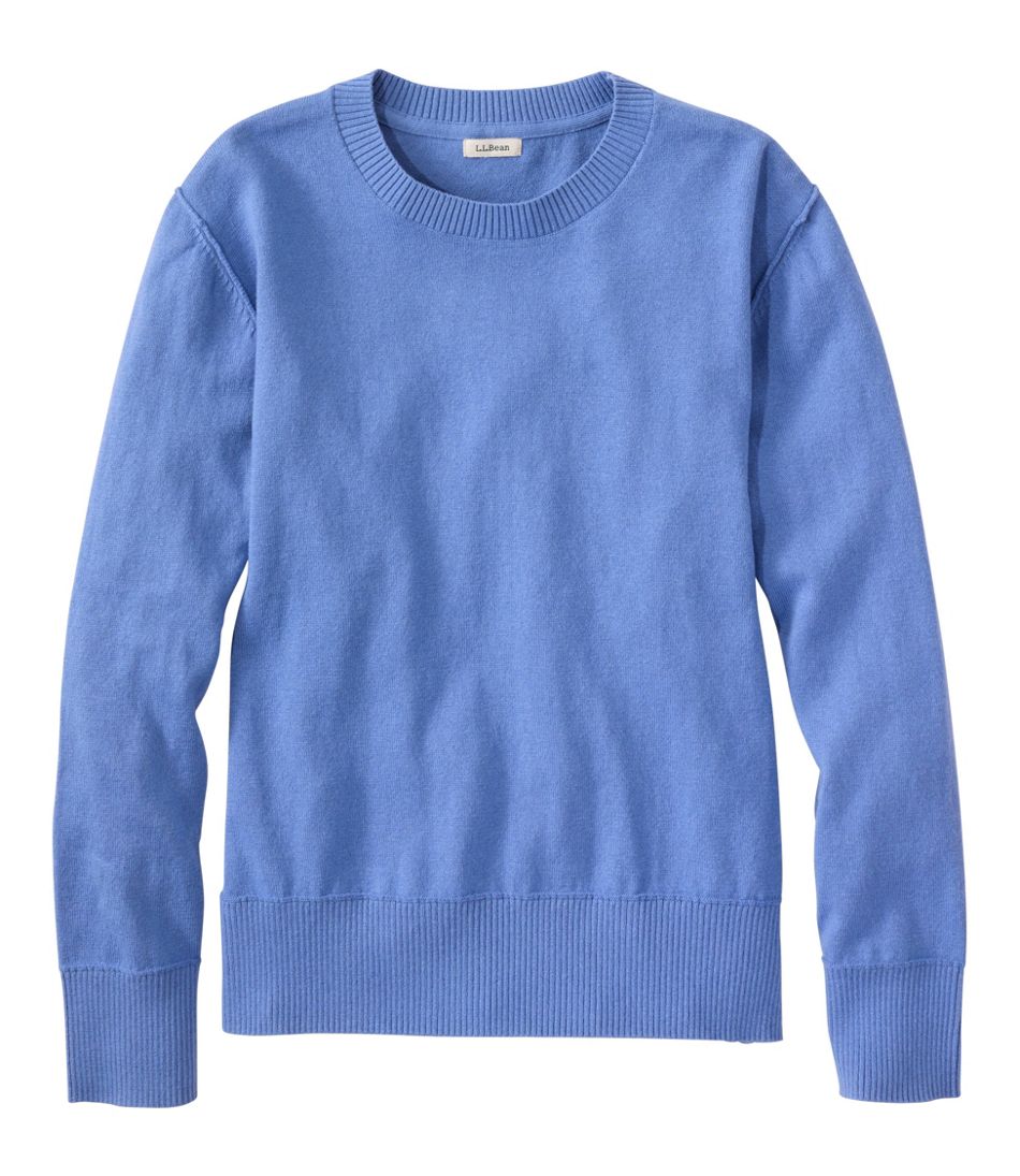 Women's Cotton/Cashmere Sweater, Crewneck | L.L.Bean sale