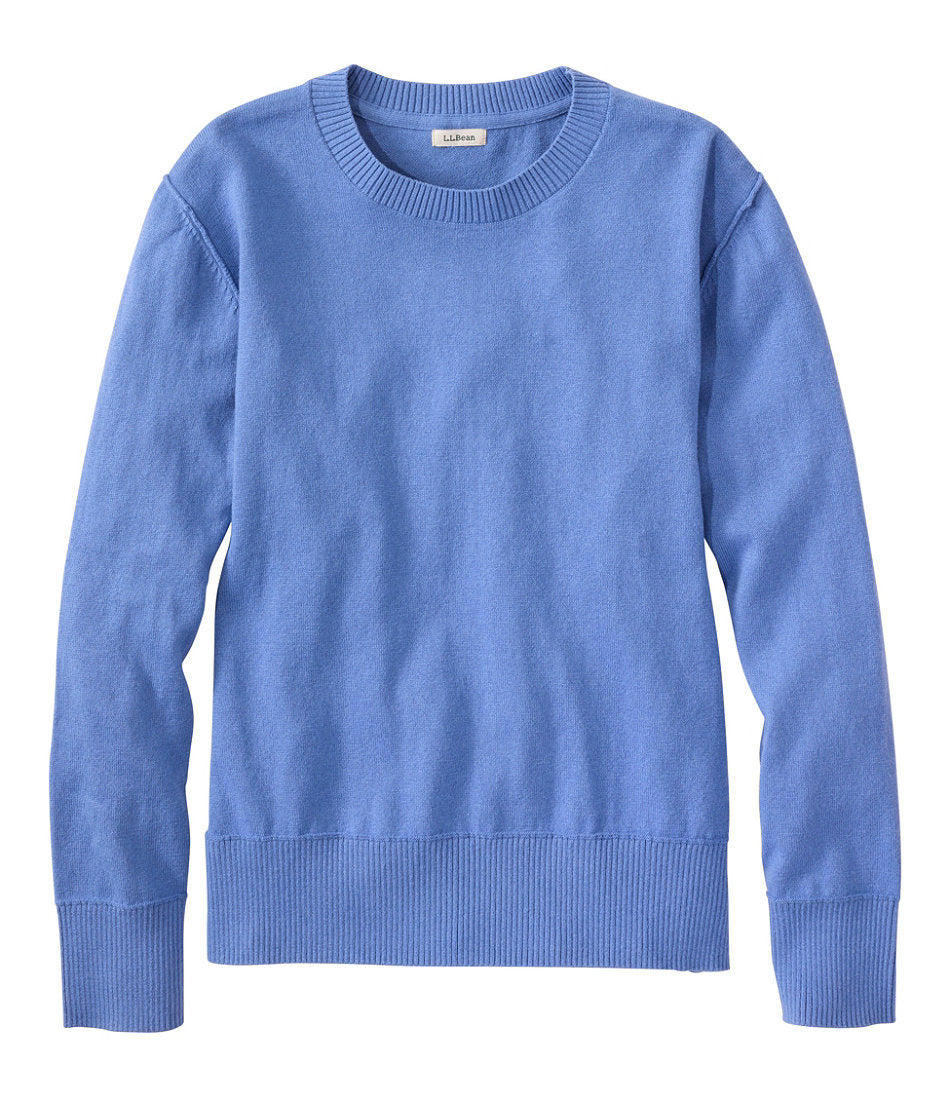 Women's Cotton/Cashmere Sweater, Crewneck | L.L.Bean sale