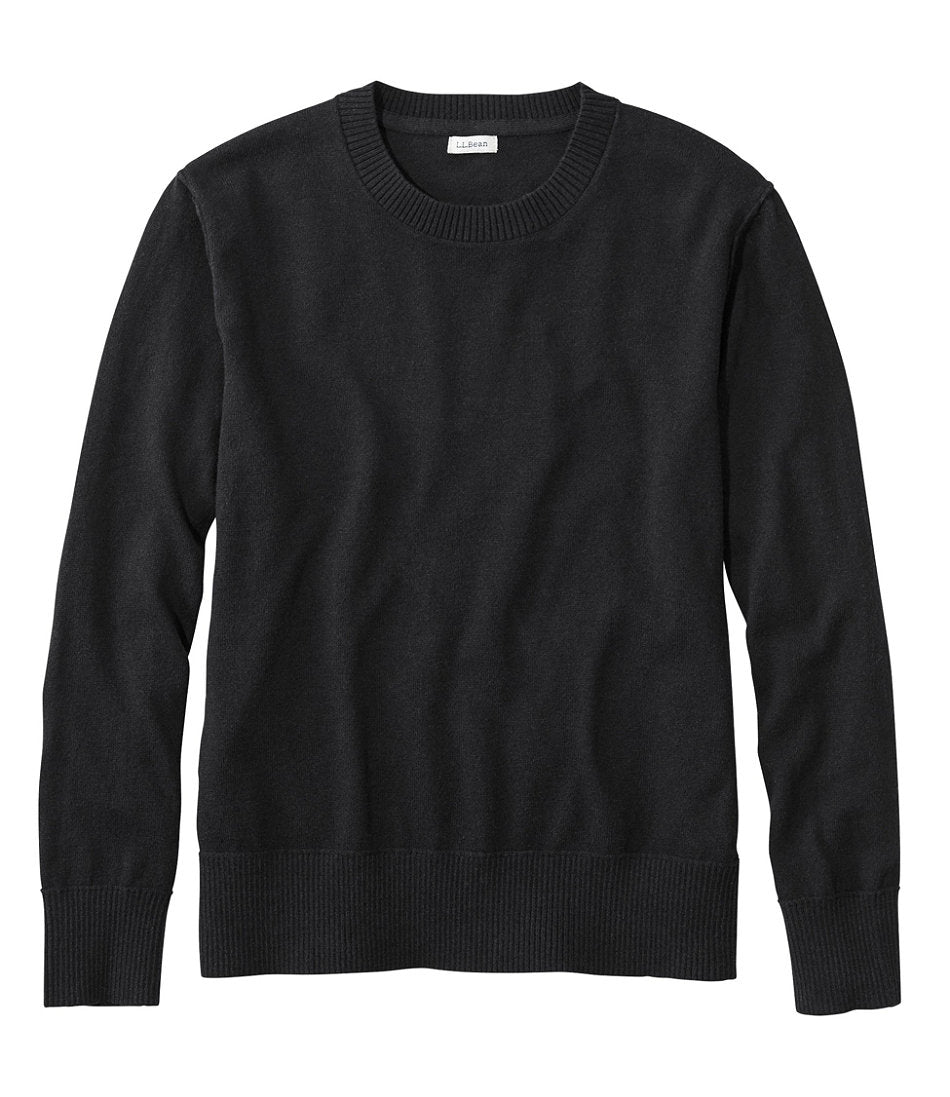 Women's Cotton/Cashmere Sweater, Crewneck | L.L.Bean sale