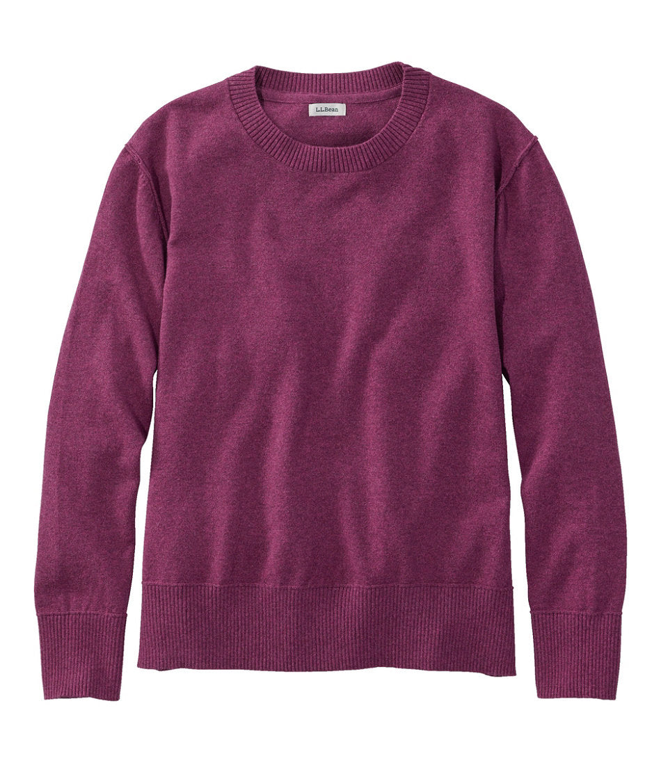 Women's Cotton/Cashmere Sweater, Crewneck | L.L.Bean sale
