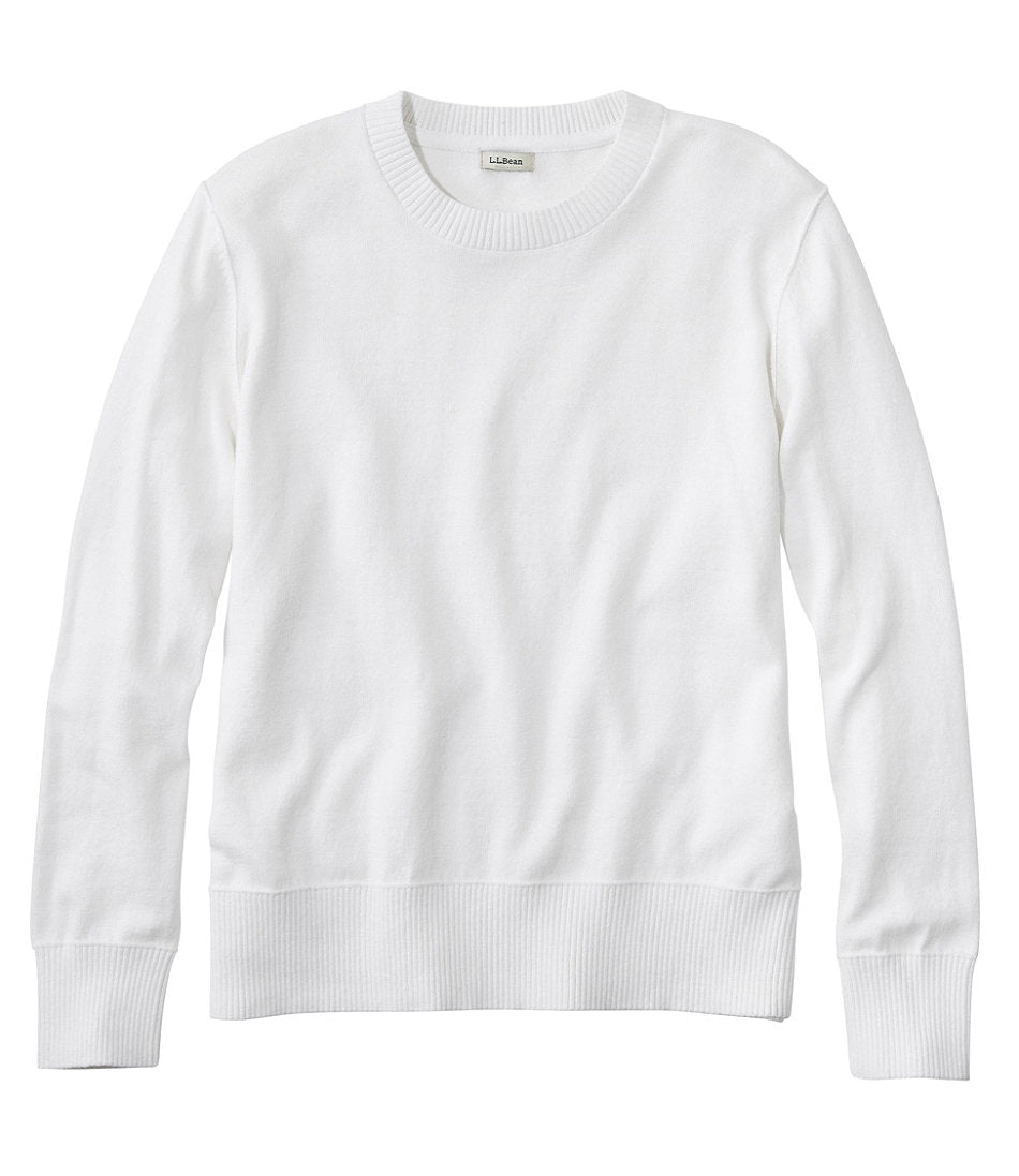Women's Cotton/Cashmere Sweater, Crewneck | L.L.Bean sale