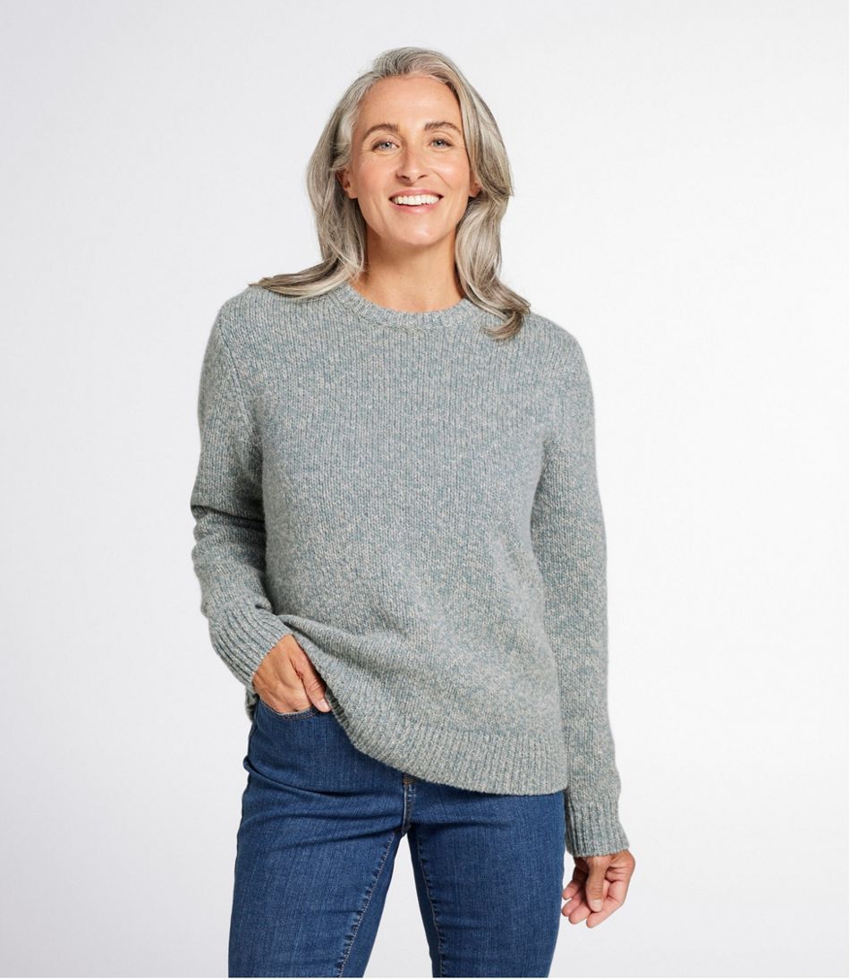 Women's Bean's Classic Ragg Wool Sweater, Crewneck | L.L.Bean for sale