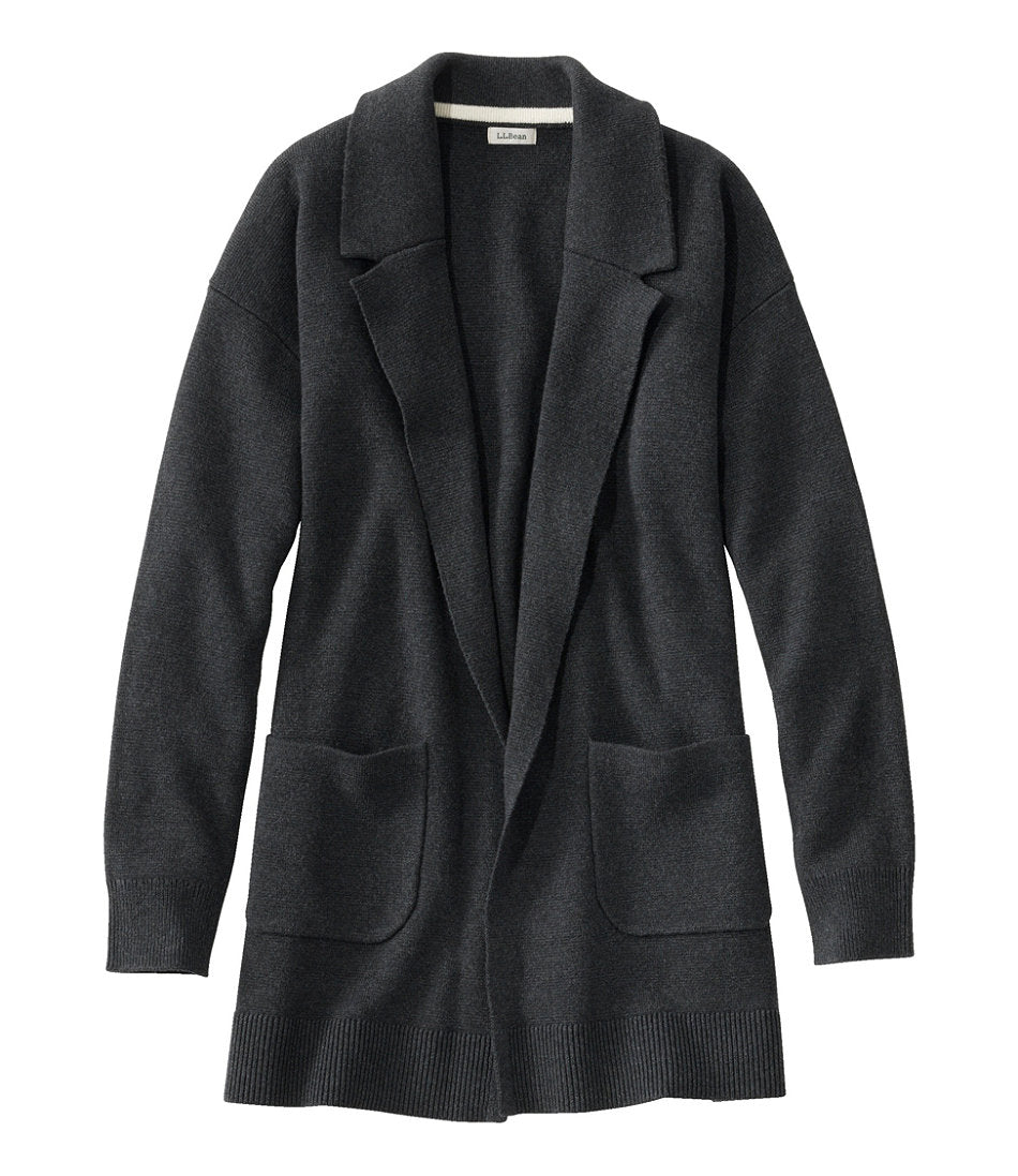 Women's Wicked Soft Cotton/Cashmere Coatigan Sweater | L.L.Bean on sale