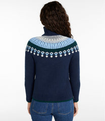 Women's SuperSoft Waffle Sweater, Turtleneck Fair Isle | L.L.Bean near me