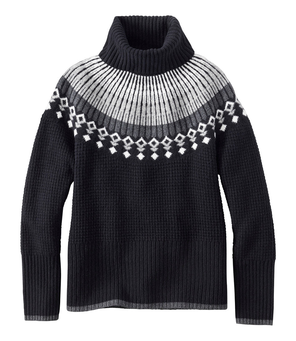 Women's SuperSoft Waffle Sweater, Turtleneck Fair Isle | L.L.Bean near me
