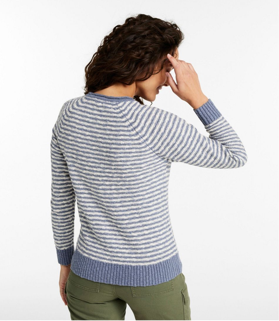 Women's Midweight Cotton Slub Rollneck Pullover Stripe | L.L.Bean outlet