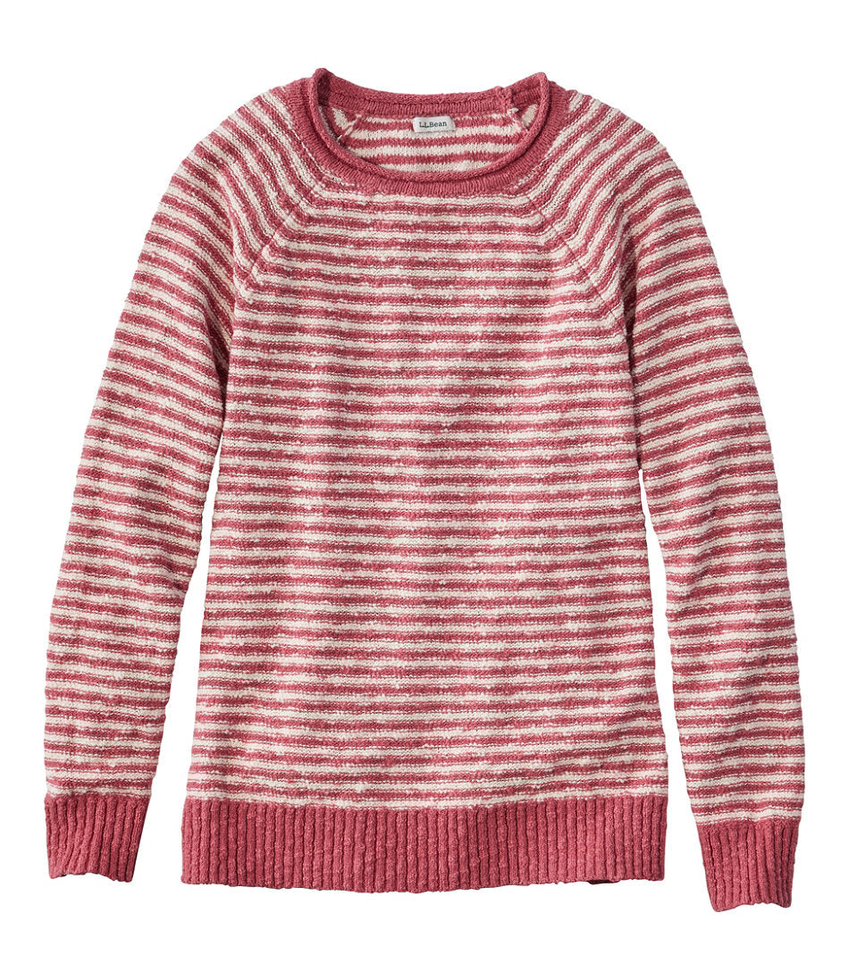 Women's Midweight Cotton Slub Rollneck Pullover Stripe | L.L.Bean outlet