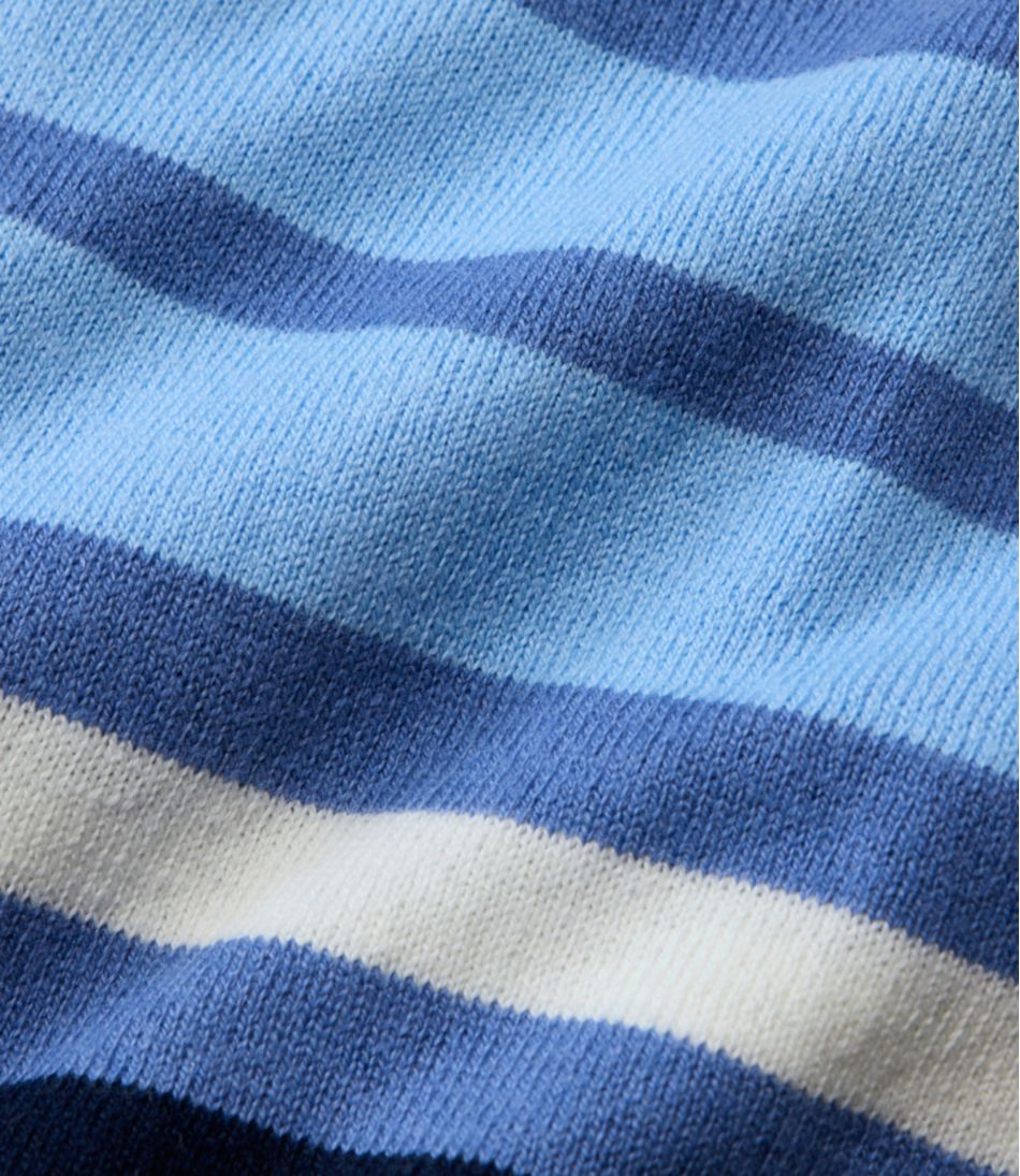 Women's Cotton/Cashmere Sweater, Crewneck Stripe | L.L.Bean sale