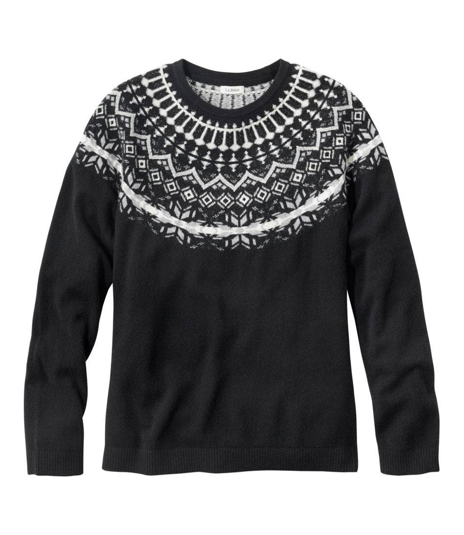 Women's Classic Cashmere Sweater, Crewneck Fair Isle | L.L.Bean near me