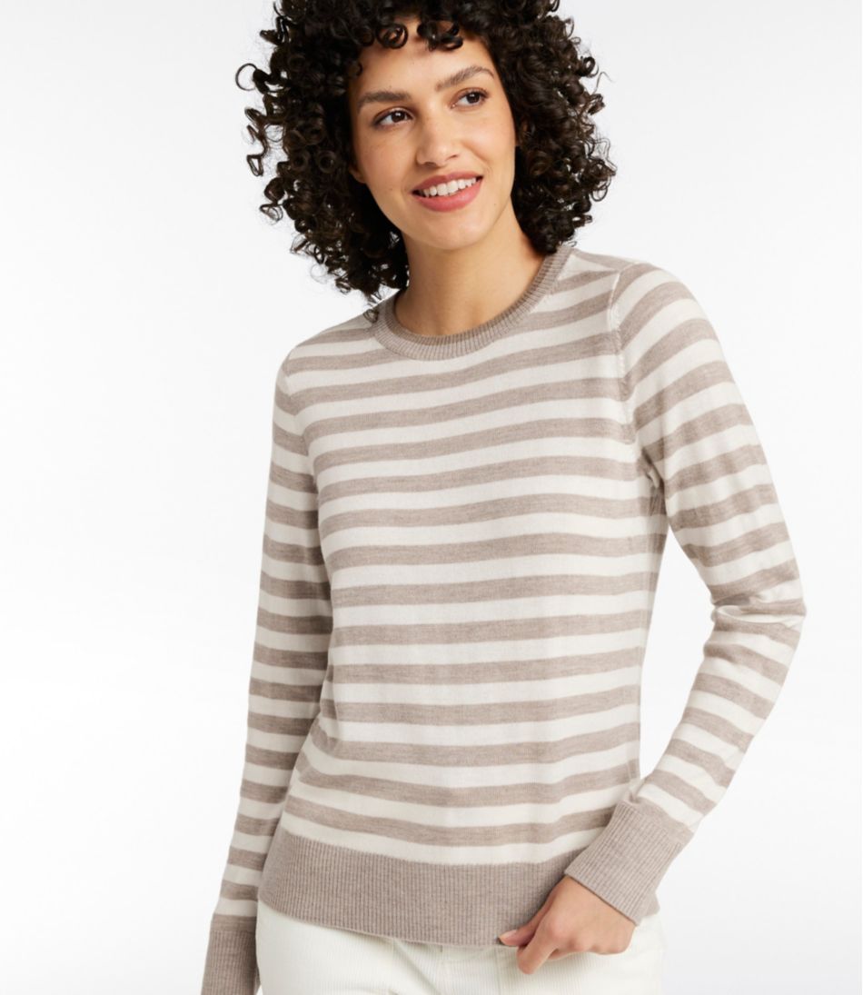 Women's Essential Merino Wool Sweater, Crewneck | L.L.Bean outlet
