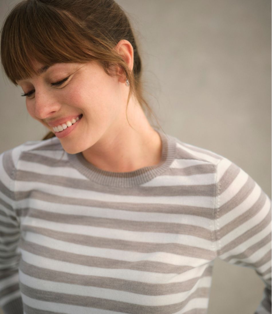 Women's Essential Merino Wool Sweater, Crewneck | L.L.Bean outlet