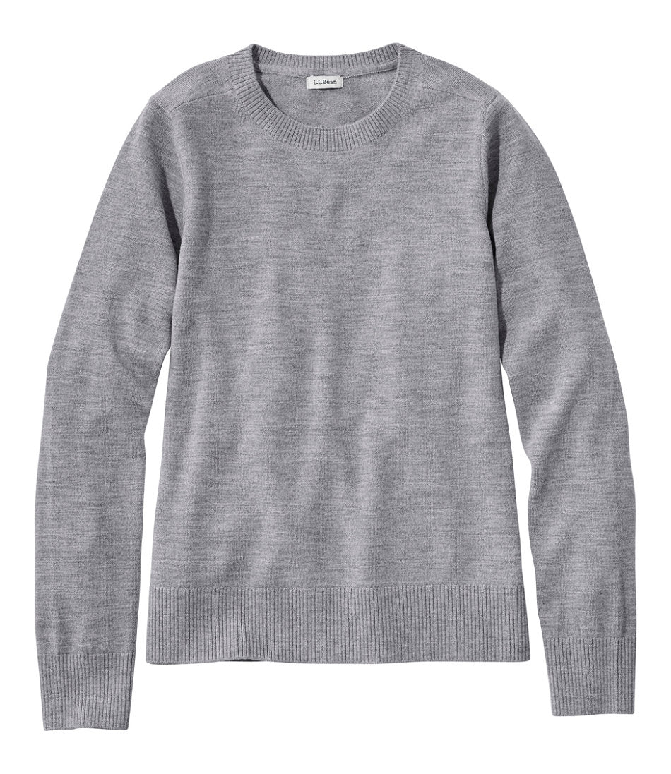 Women's Essential Merino Wool Sweater, Crewneck | L.L.Bean outlet