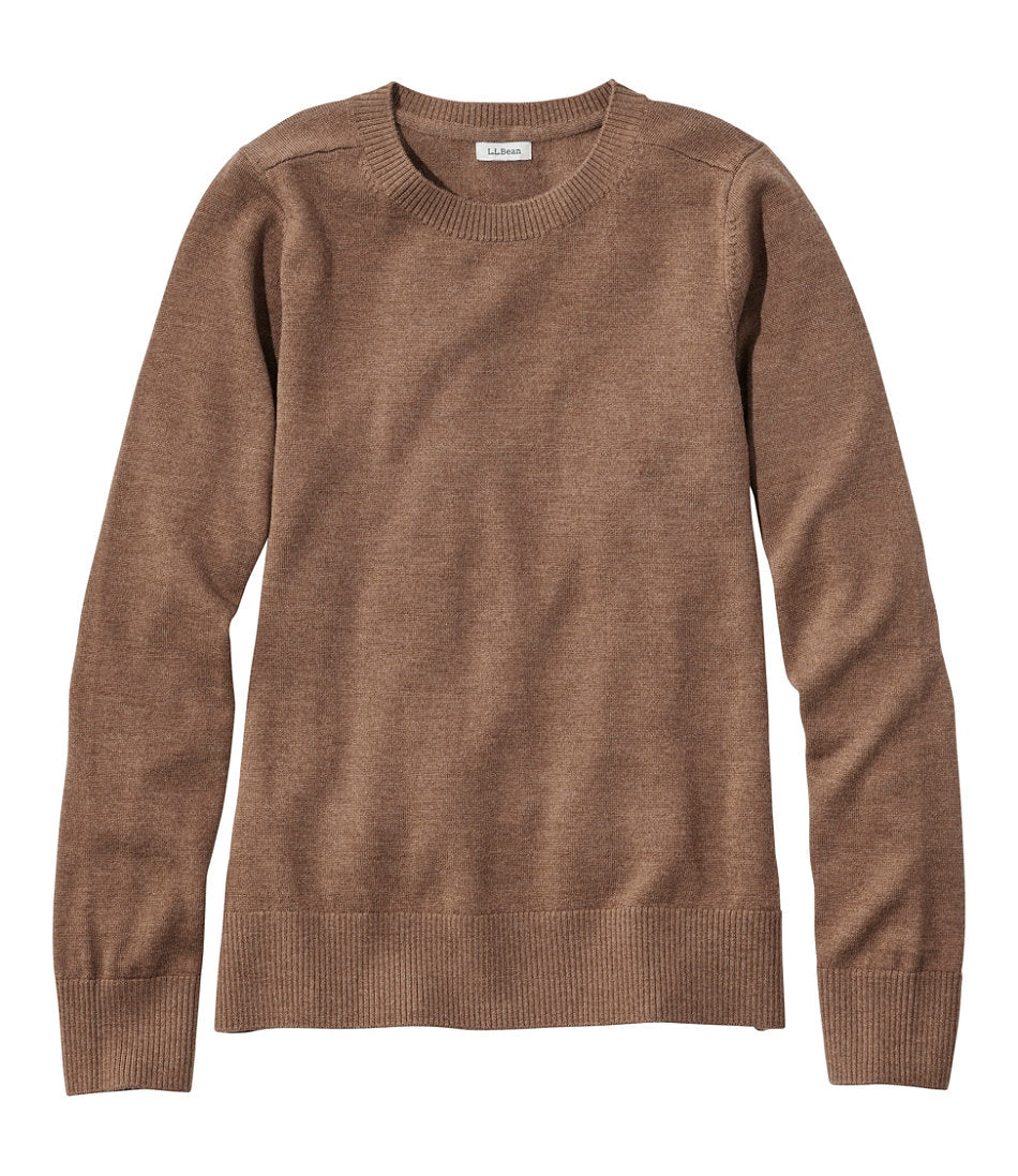 Women's Essential Merino Wool Sweater, Crewneck | L.L.Bean outlet