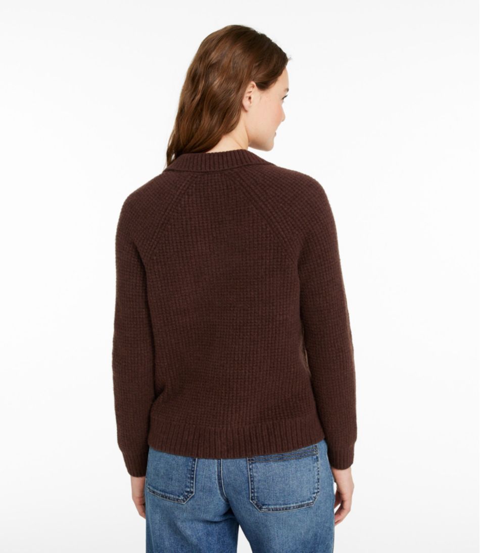 Women's SuperSoft Waffle Sweater, Polo | L.L.Bean near me