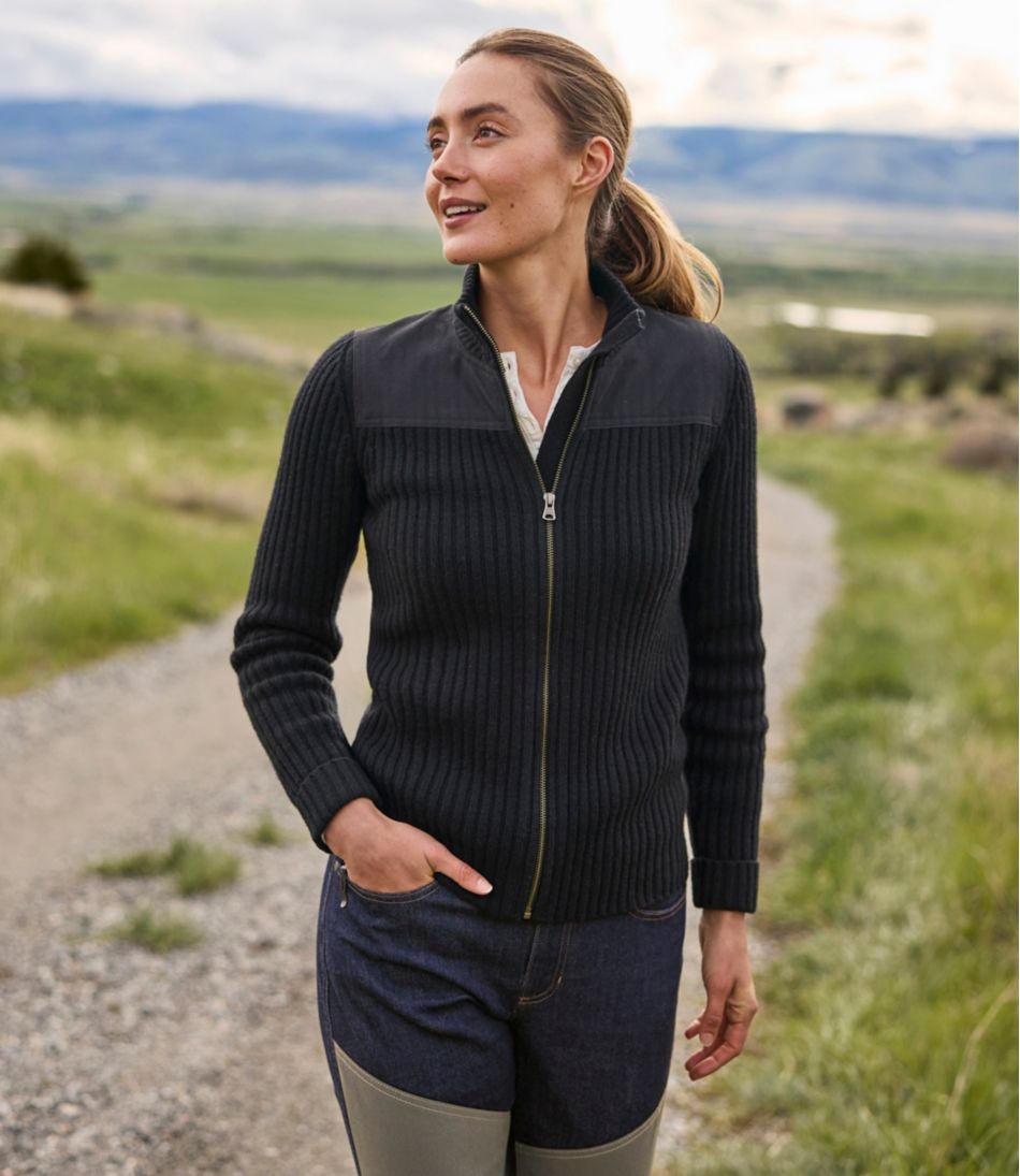 Women's Commando Sweater, Full-Zip | L.L.Bean discount