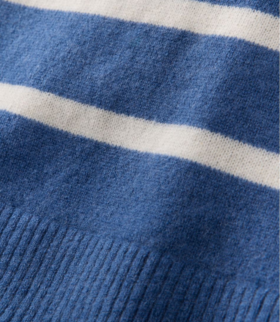 Women's Classic Cashmere Sweater, Crewneck Stripe | L.L.Bean sale