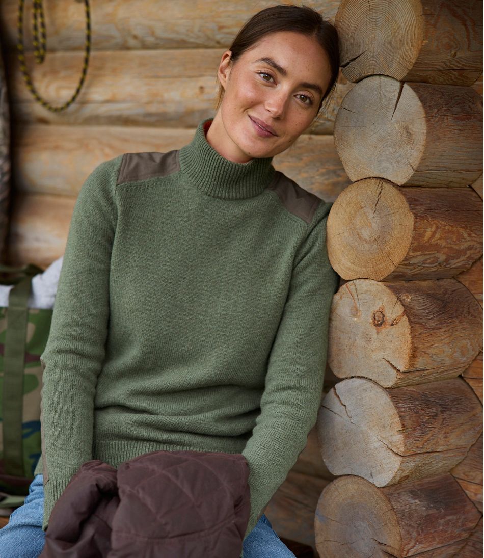 Women's Maine Guide Lightweight Lambswool Sweater | L.L.Bean discount