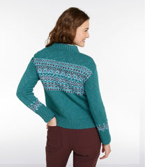 Women's Cotton Ragg Sweater, Crewneck Fair Isle | L.L.Bean online