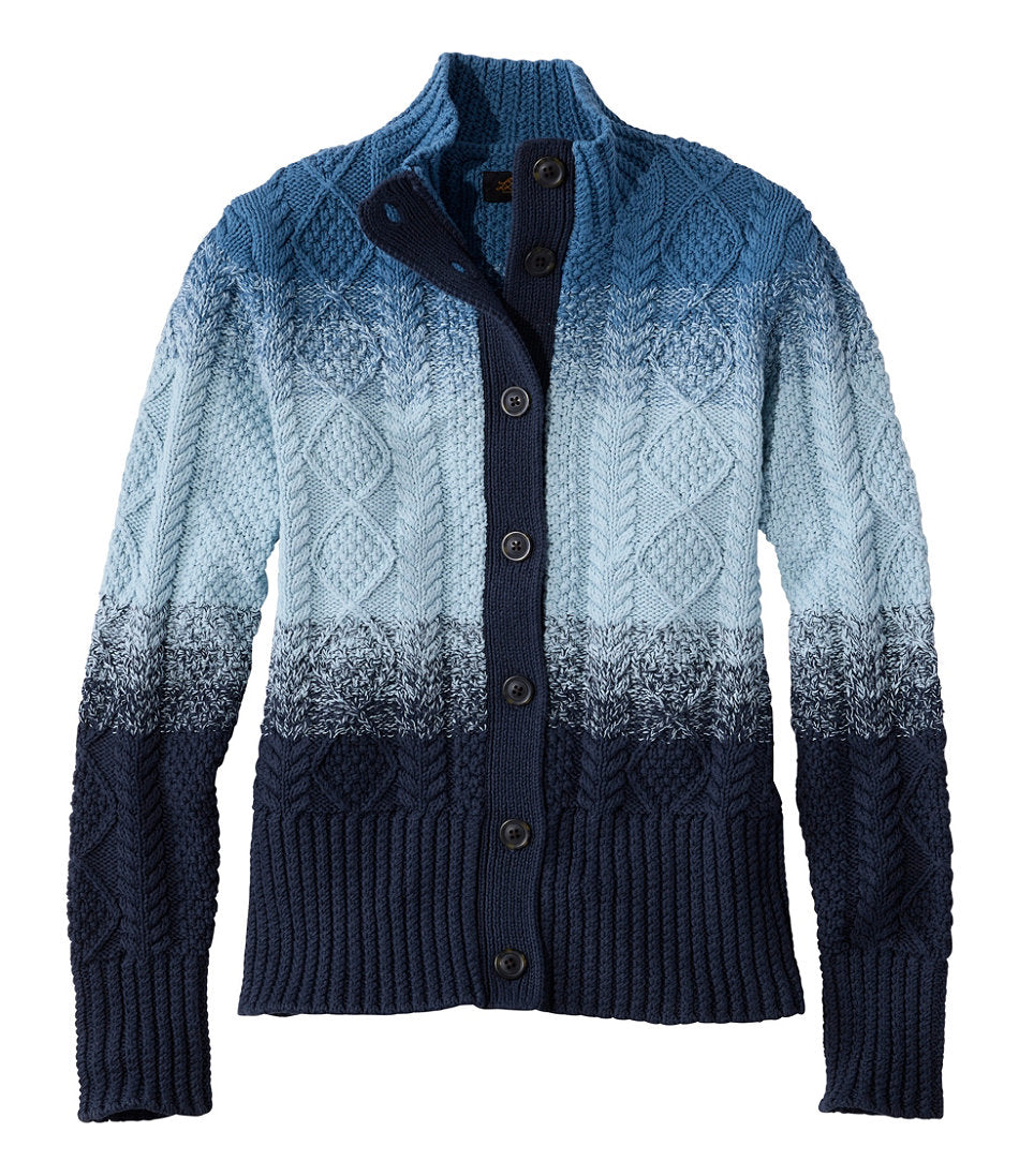Women's Signature Cotton Fisherman Sweater, Short Cardigan | L.L.Bean sale
