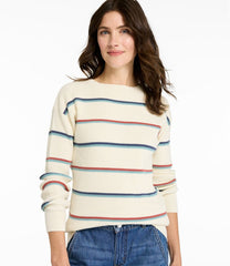Women's Sunwashed Waffle Sweater, Pullover Stripe | L.L.Bean on sale