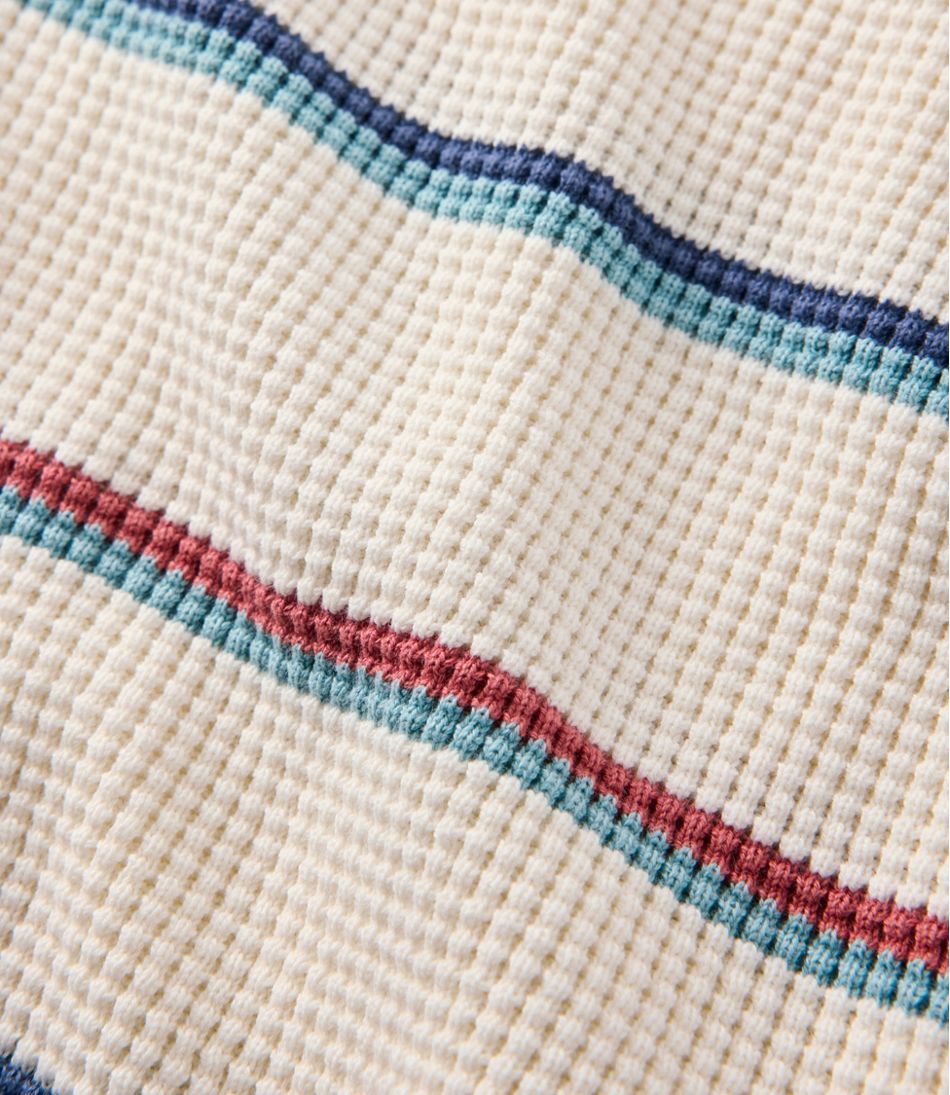Women's Sunwashed Waffle Sweater, Pullover Stripe | L.L.Bean on sale