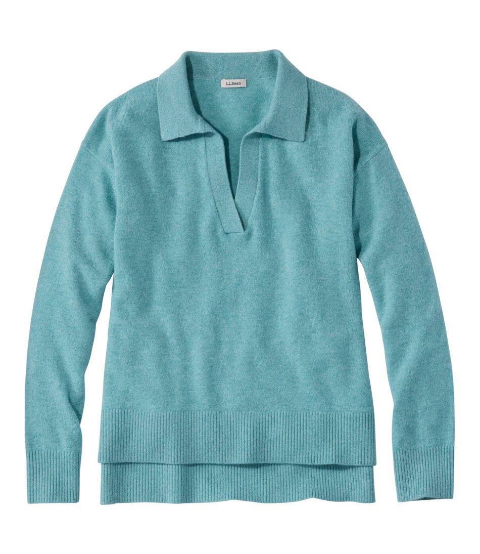 Women's Classic Cashmere Sweater, Relaxed Polo | L.L.Bean near me