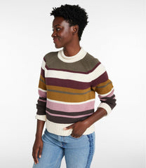Women's Signature Original Cotton Sweater, Rollneck Stripe | L.L.Bean outlet