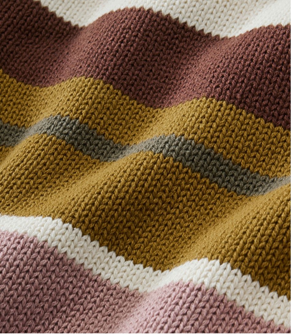 Women's Signature Original Cotton Sweater, Rollneck Stripe | L.L.Bean outlet