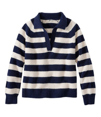 Women's SuperSoft Waffle Sweater, Polo Stripe | L.L.Bean sale