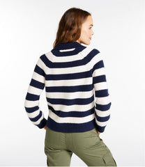 Women's SuperSoft Waffle Sweater, Polo Stripe | L.L.Bean sale