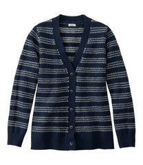 Women's Bean's Classic Ragg Wool Sweater, Button-Front Cardigan Novelty | L.L.Bean outlet