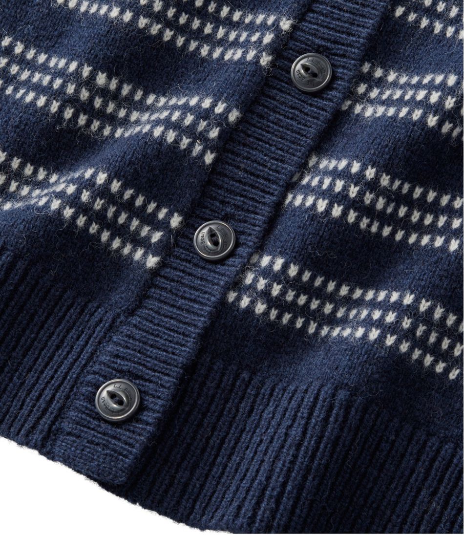 Women's Bean's Classic Ragg Wool Sweater, Button-Front Cardigan Novelty | L.L.Bean outlet