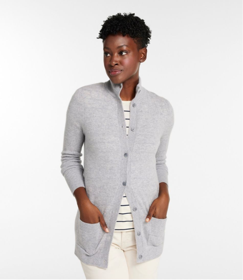 Women's Classic Cashmere Button-Front Cardigan | L.L.Bean online