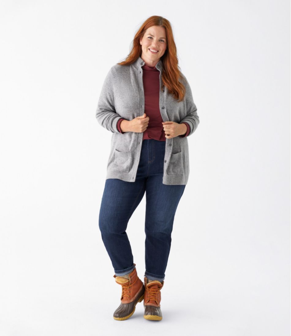 Women's Classic Cashmere Button-Front Cardigan | L.L.Bean online