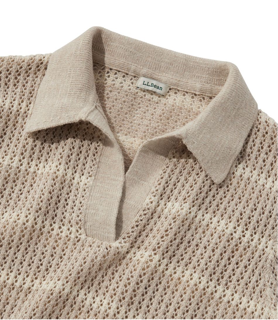 Women's Organic Cotton Slub Pointelle Sweater, Polo | L.L.Bean near me
