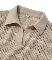 Women's Organic Cotton Slub Pointelle Sweater, Polo | L.L.Bean near me