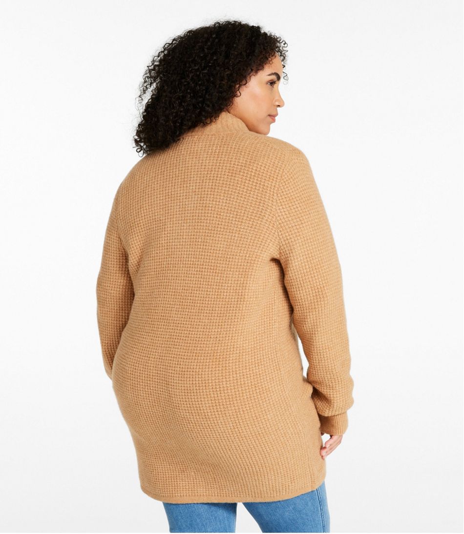 Women's SuperSoft Waffle Sweater, Coatigan | L.L.Bean outlet