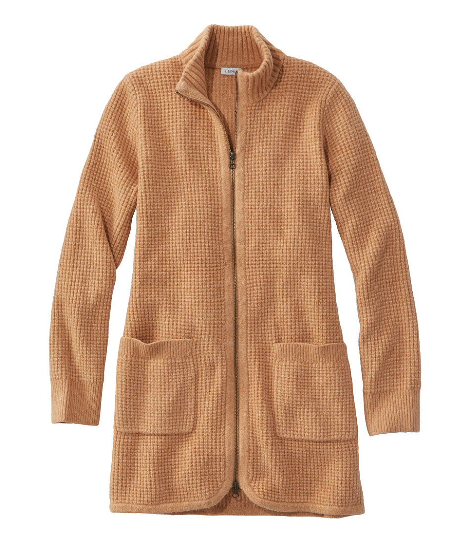 Women's SuperSoft Waffle Sweater, Coatigan | L.L.Bean outlet