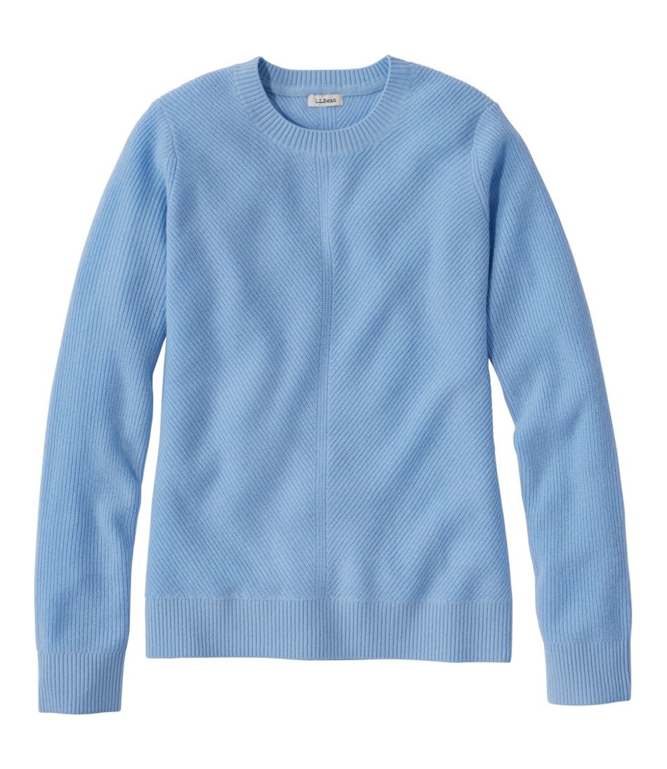 Women's Classic Cashmere Textured Sweater, Crewneck | L.L.Bean online