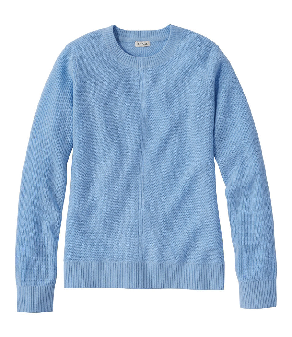 Women's Classic Cashmere Textured Sweater, Crewneck | L.L.Bean online
