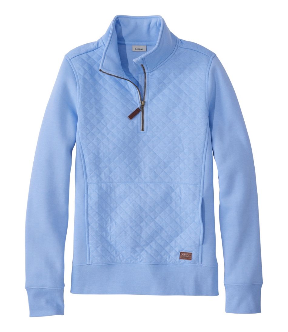Women's Quilted Quarter-Zip Pullover | L.L.Bean for sale