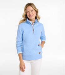 Women's Quilted Quarter-Zip Pullover | L.L.Bean for sale