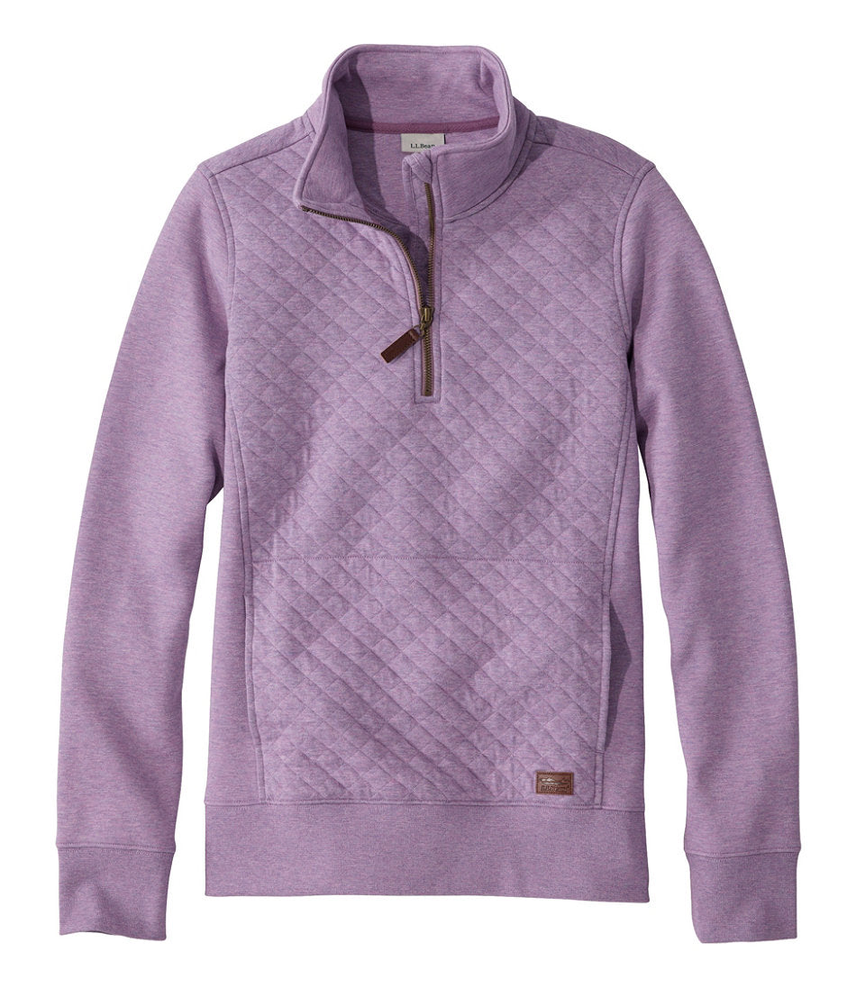 Women's Quilted Quarter-Zip Pullover | L.L.Bean for sale