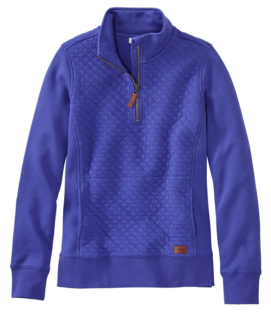 Women's Quilted Quarter-Zip Pullover | L.L.Bean for sale