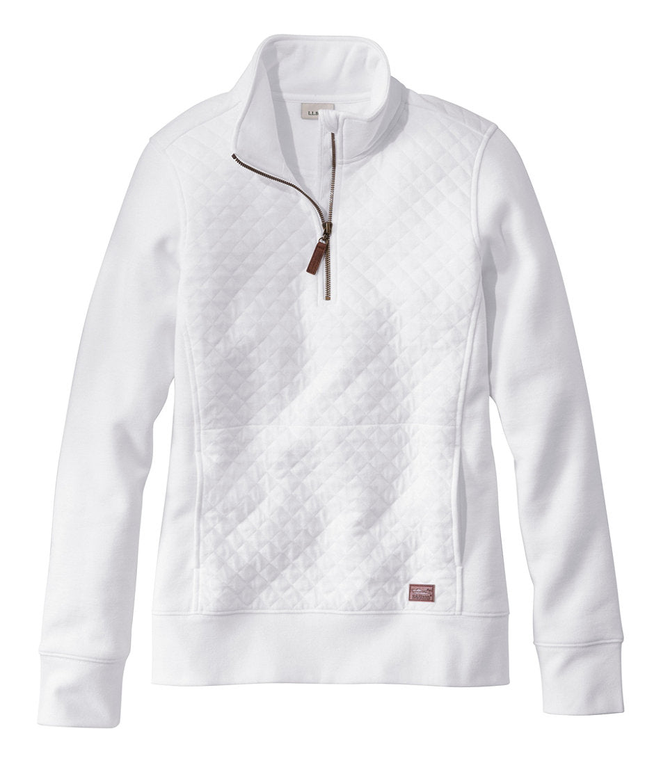 Women's Quilted Quarter-Zip Pullover | L.L.Bean for sale