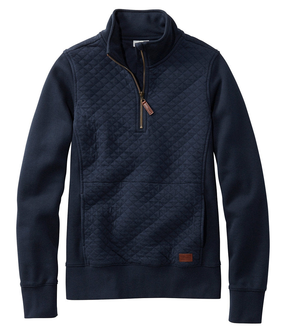 Women's Quilted Quarter-Zip Pullover | L.L.Bean for sale