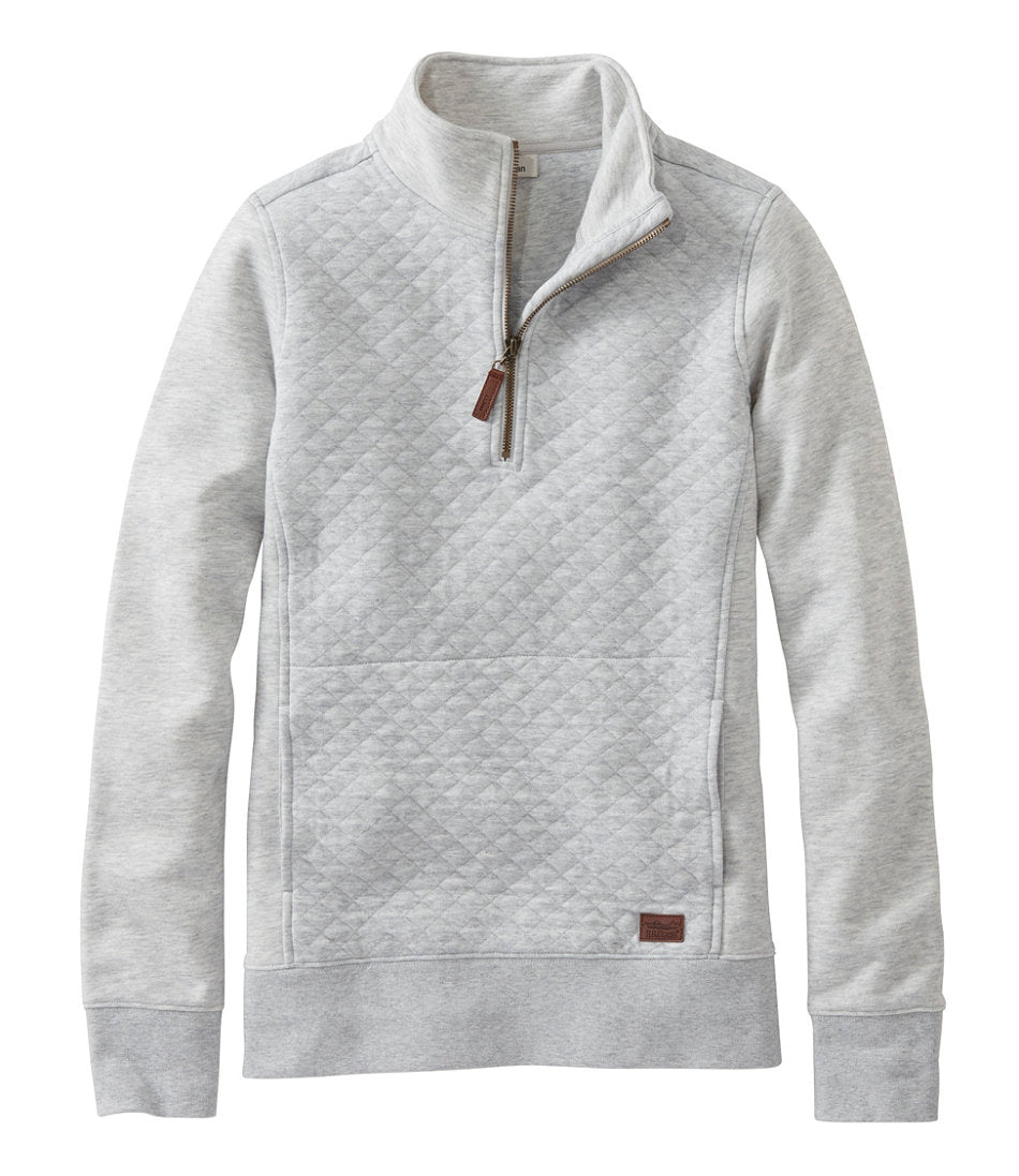Women's Quilted Quarter-Zip Pullover | L.L.Bean for sale