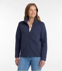Women's Lakewashed Double-Knit Full-Zip | L.L.Bean outlet