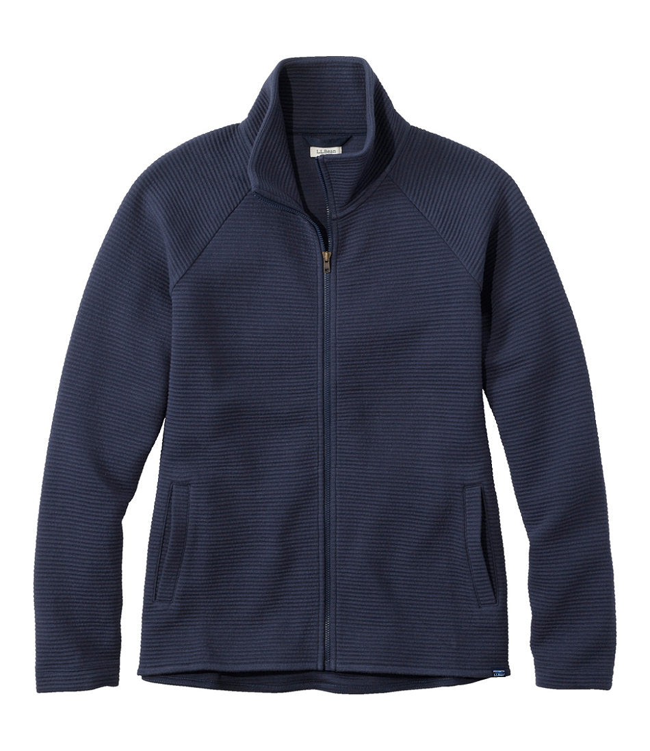 Women's Lakewashed Double-Knit Full-Zip | L.L.Bean outlet